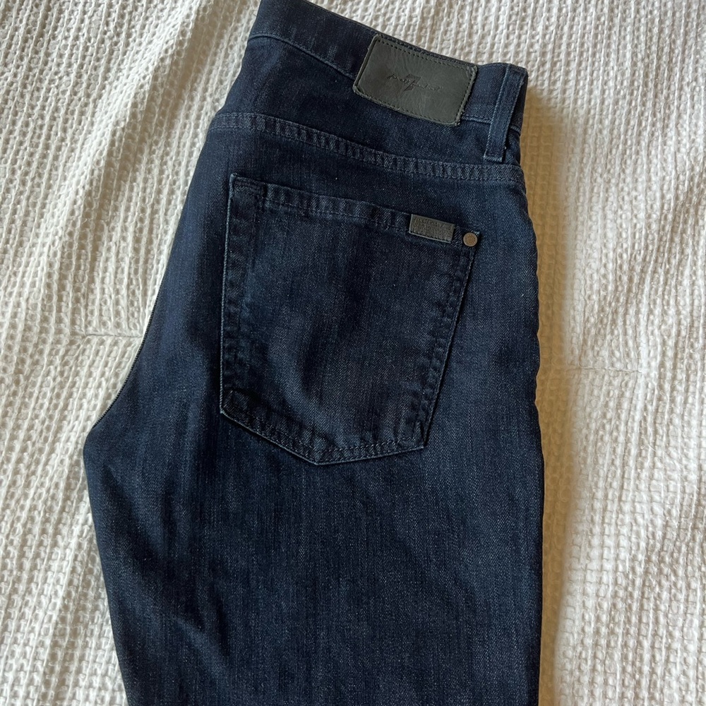 7 For All Mankind The Straight with Clean Pocket in Deep Well